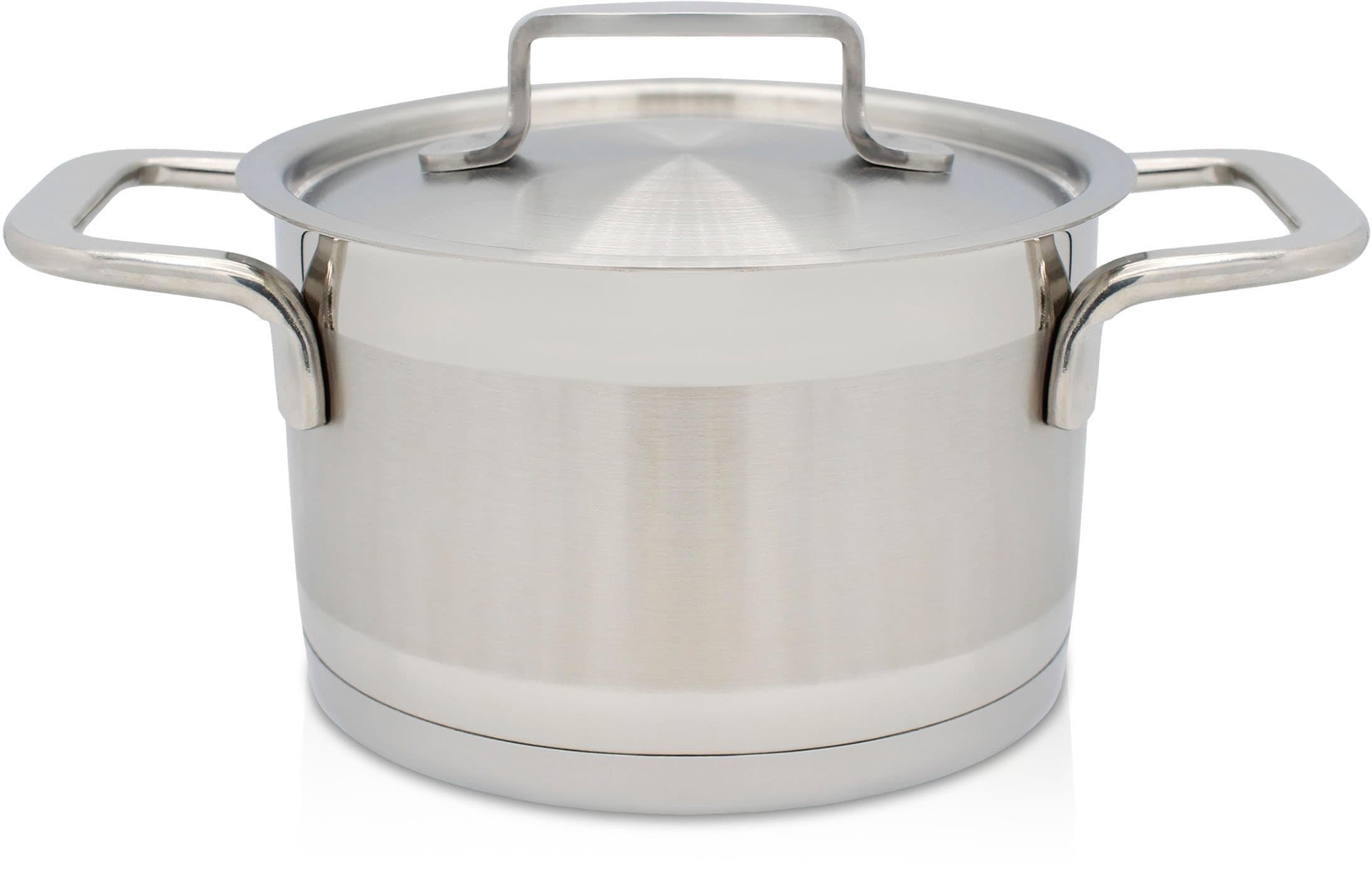 KRÜGER Fleischtopf Kreta Edelstahl silber 1,5l