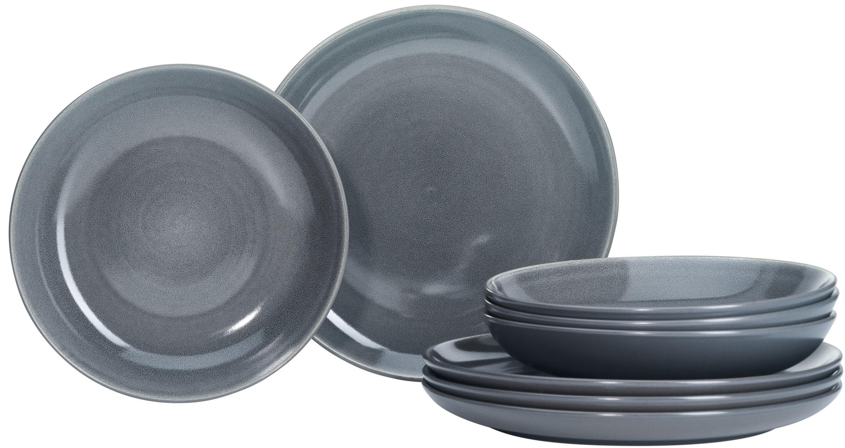 Ritzenhoff & Breker Tafelservice TOLEDO 8er Set Graphitgrau