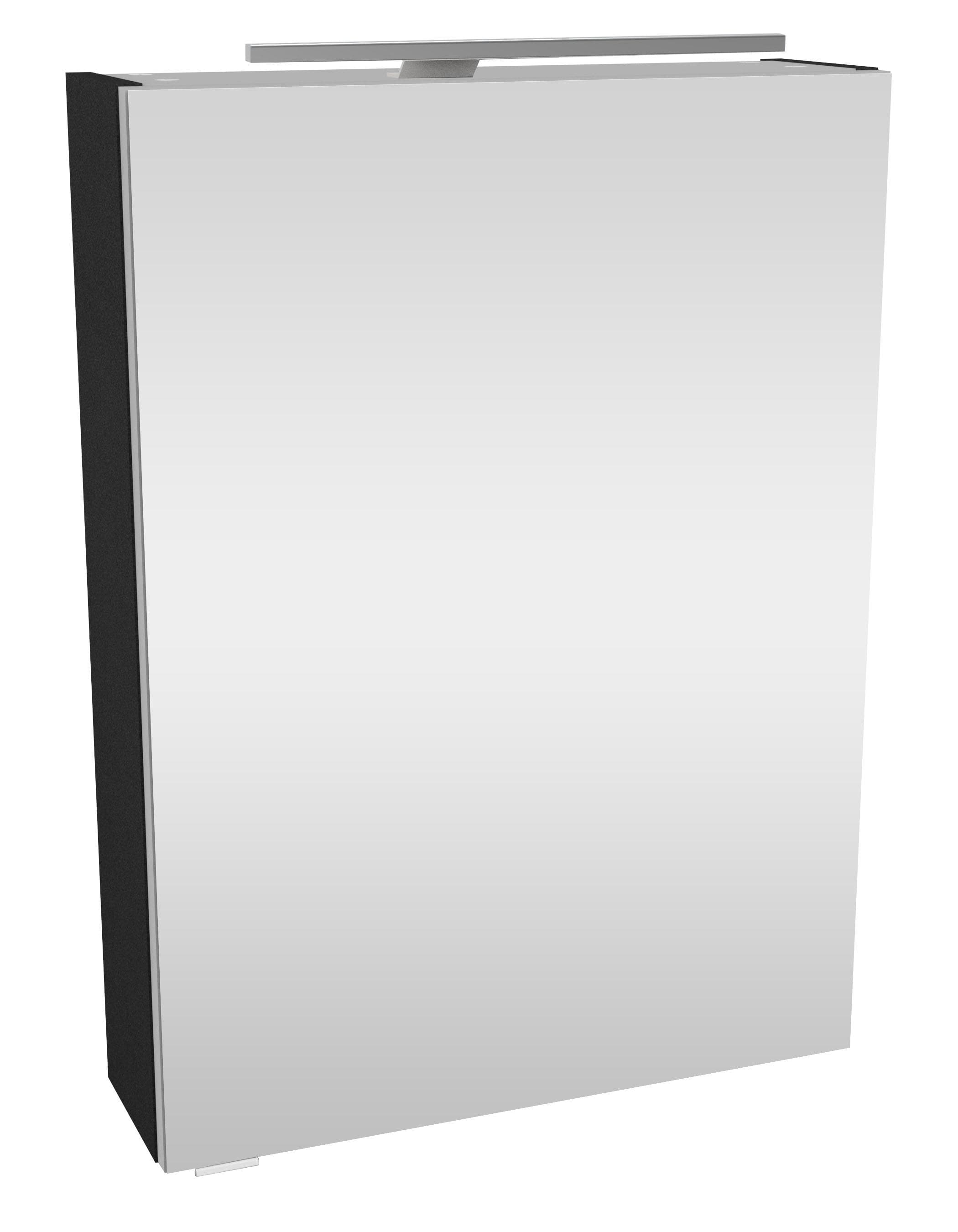 FACKELMANN Badezimmerspiegelschrank LUNA 50 cm Silber Chrom