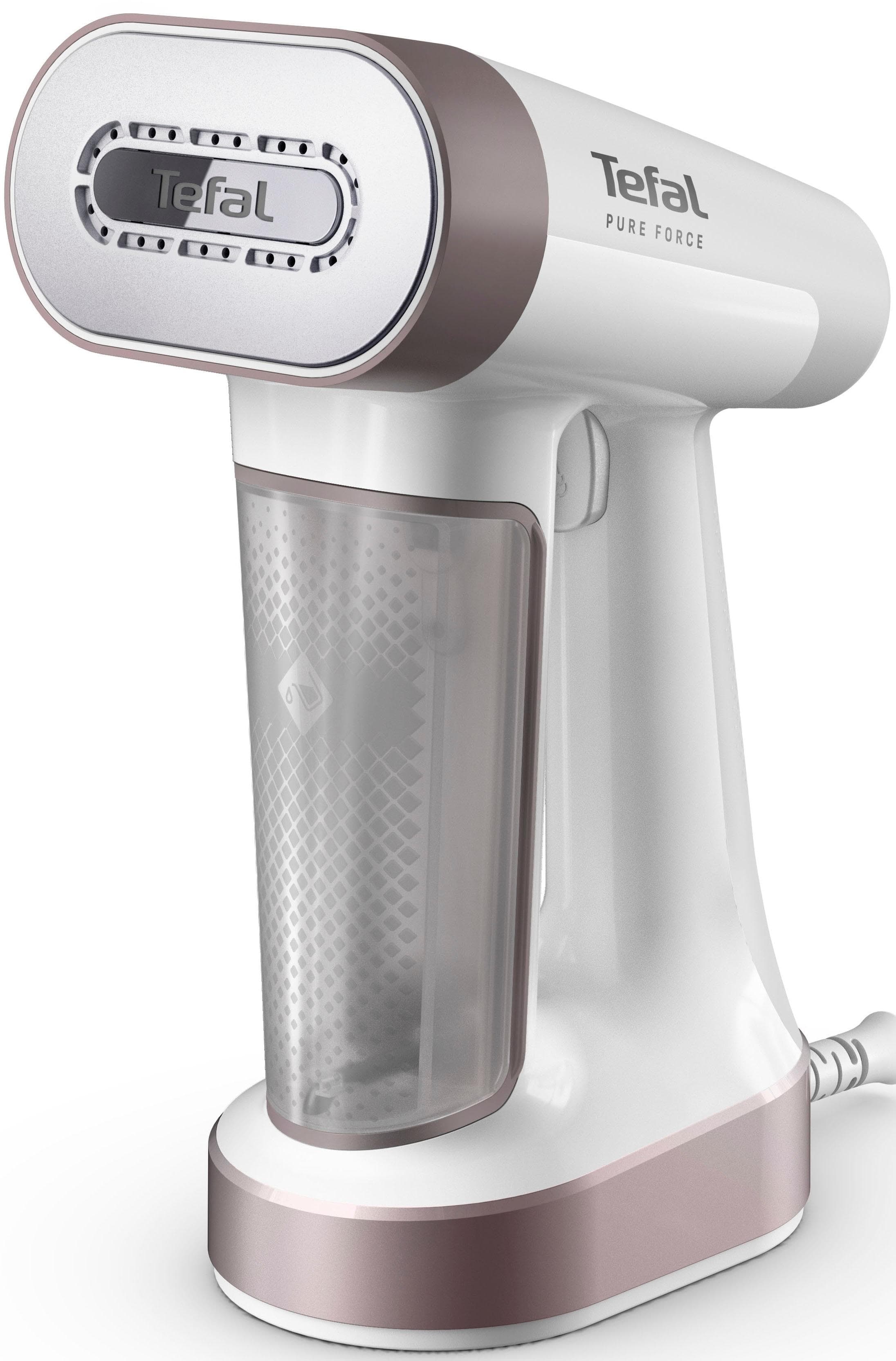 TEFAL Dampfbürste DT8720 Pure Force 2-in-1 Rosa/Weiß