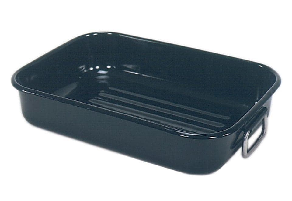 Krüger Auflaufform Schwarz Emailliert