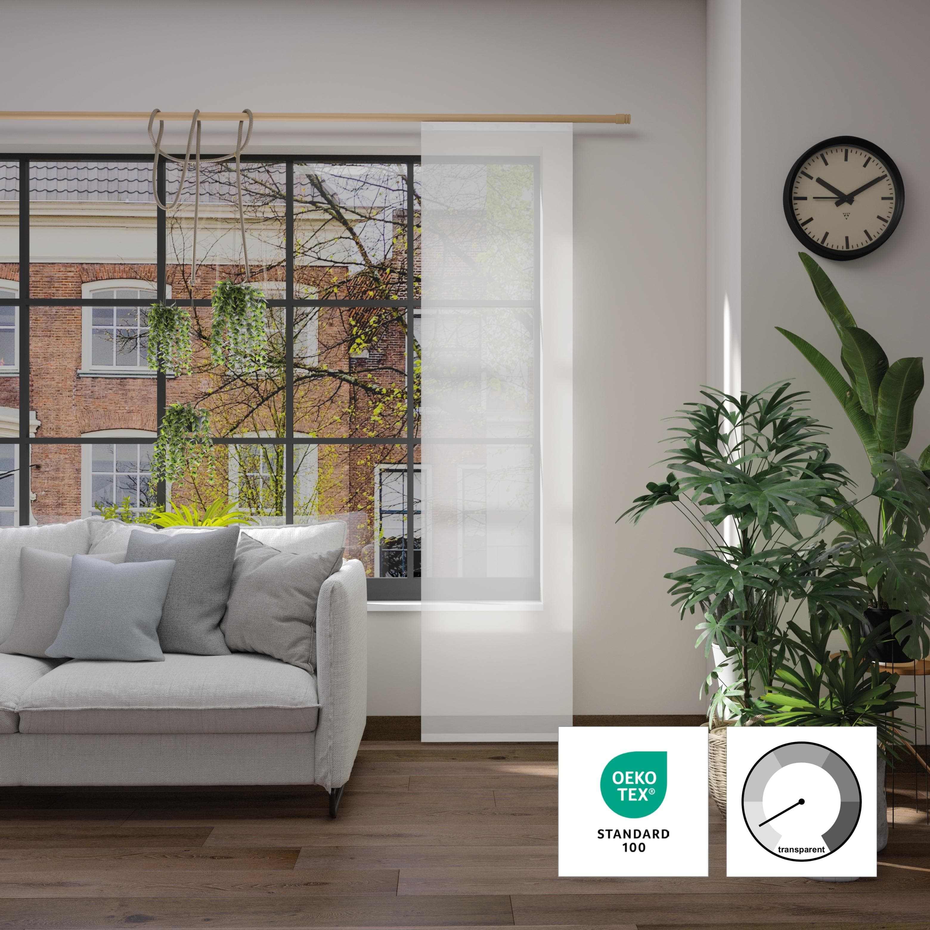 Neutex for you! Schiebegardine KISS Paneelwagen Polyester