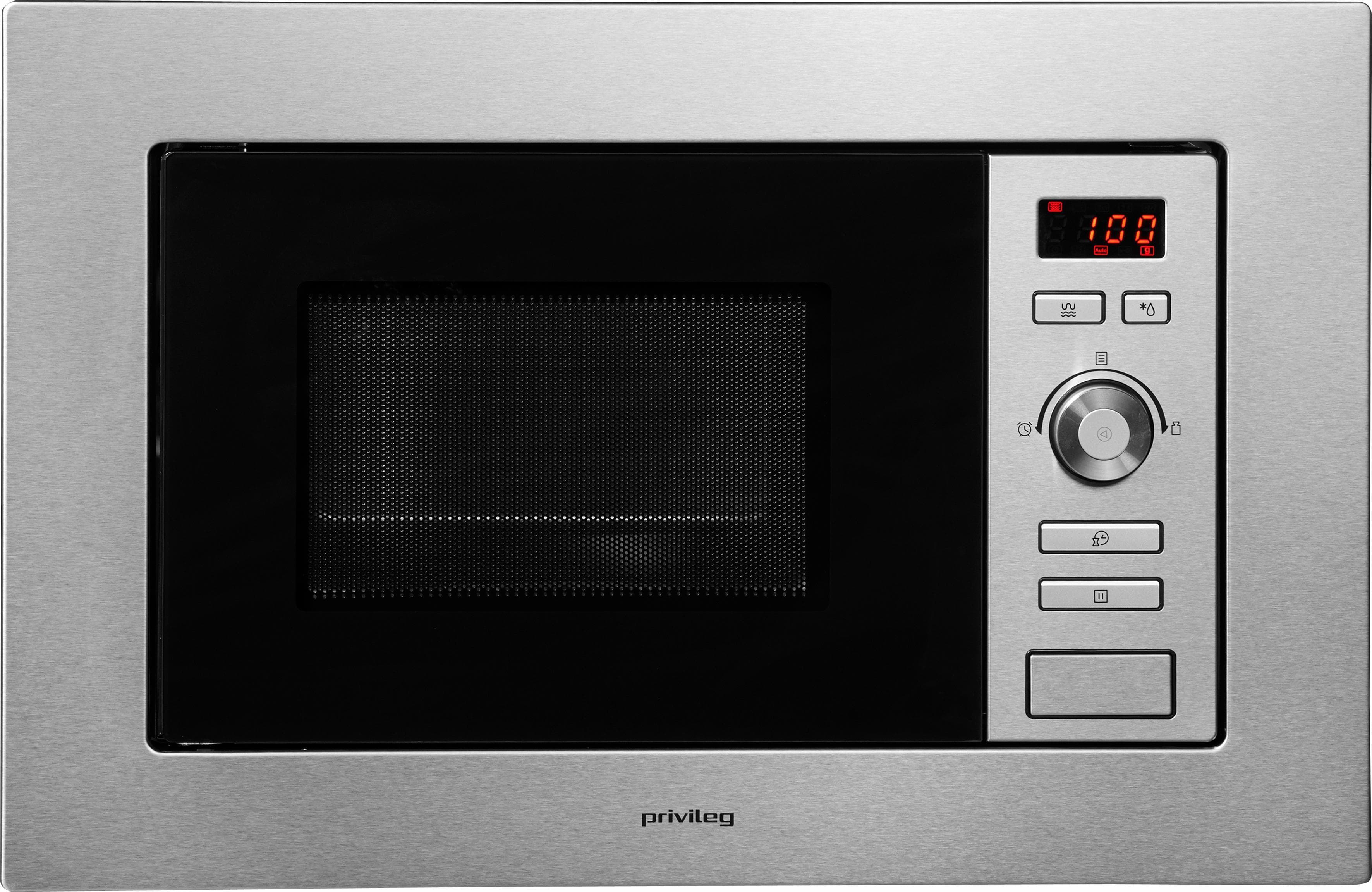 PRIVILEG Einbau-Mikrowelle AG820B8Q Grill edelstahlfarben