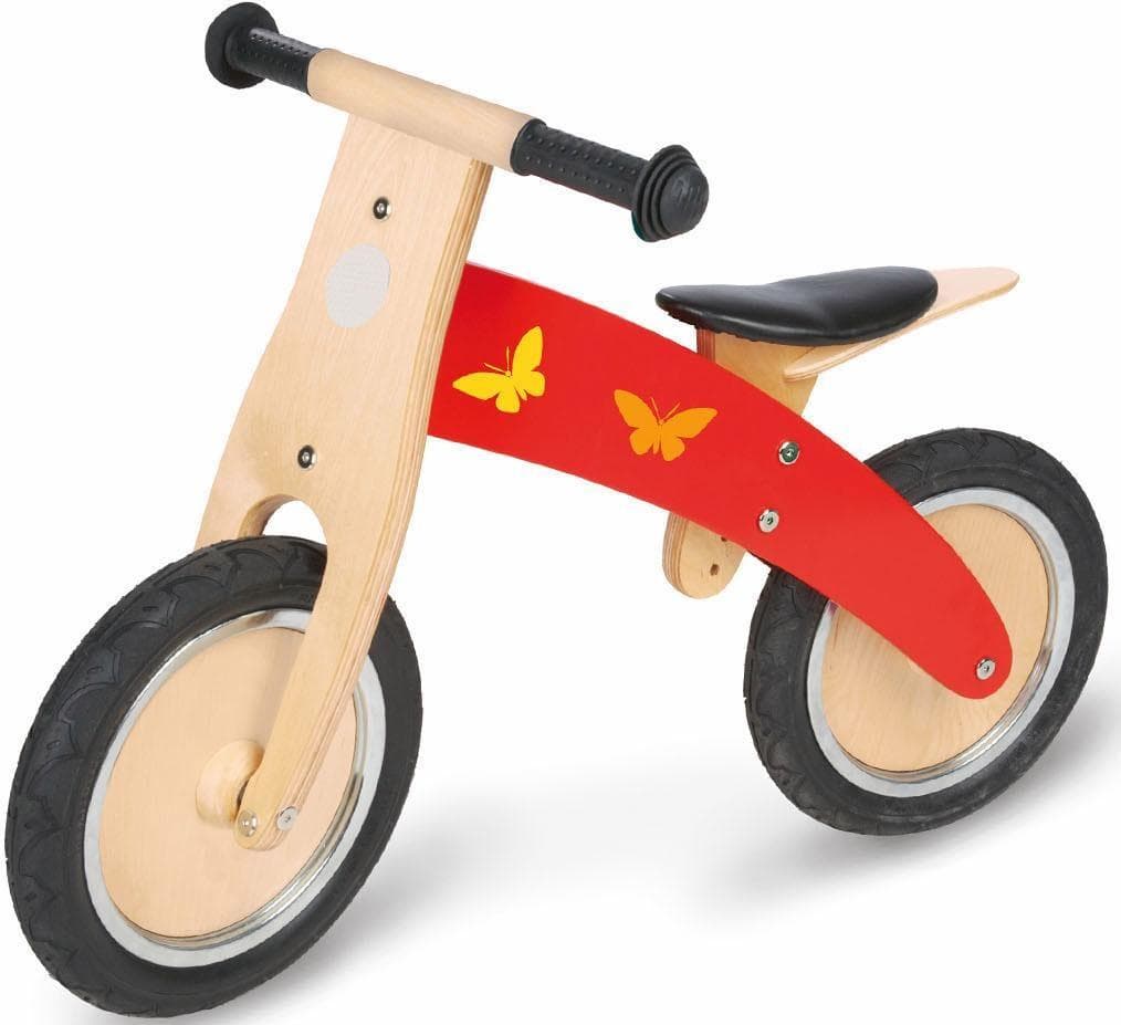 Pinolino Laufrad Jojo aus Birkenholz natur rot