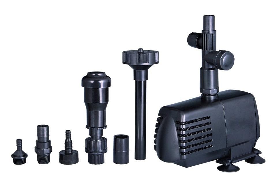 Ubbink Springbrunnenpumpe Xtra 2300, 2.300 l/h mit Düsenaufsätzen