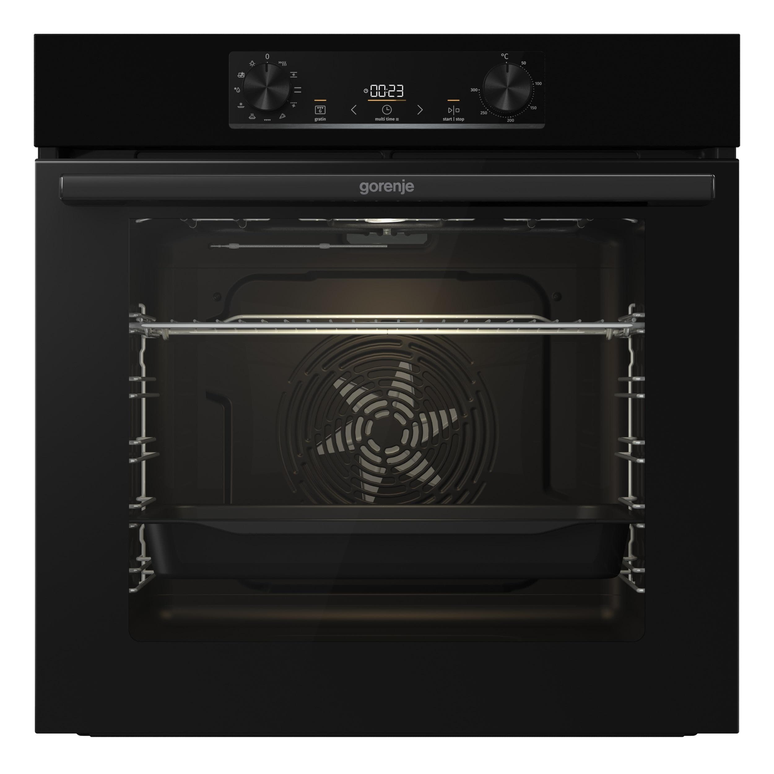 GORENJE Einbaubackofen BO 6735 E02BKOT Schwarz Pizzafunktion