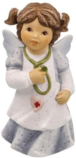 Goebel Schutzengel Figur aus Biskuitporzellan - Gesundheit & Weihnachtsdeko