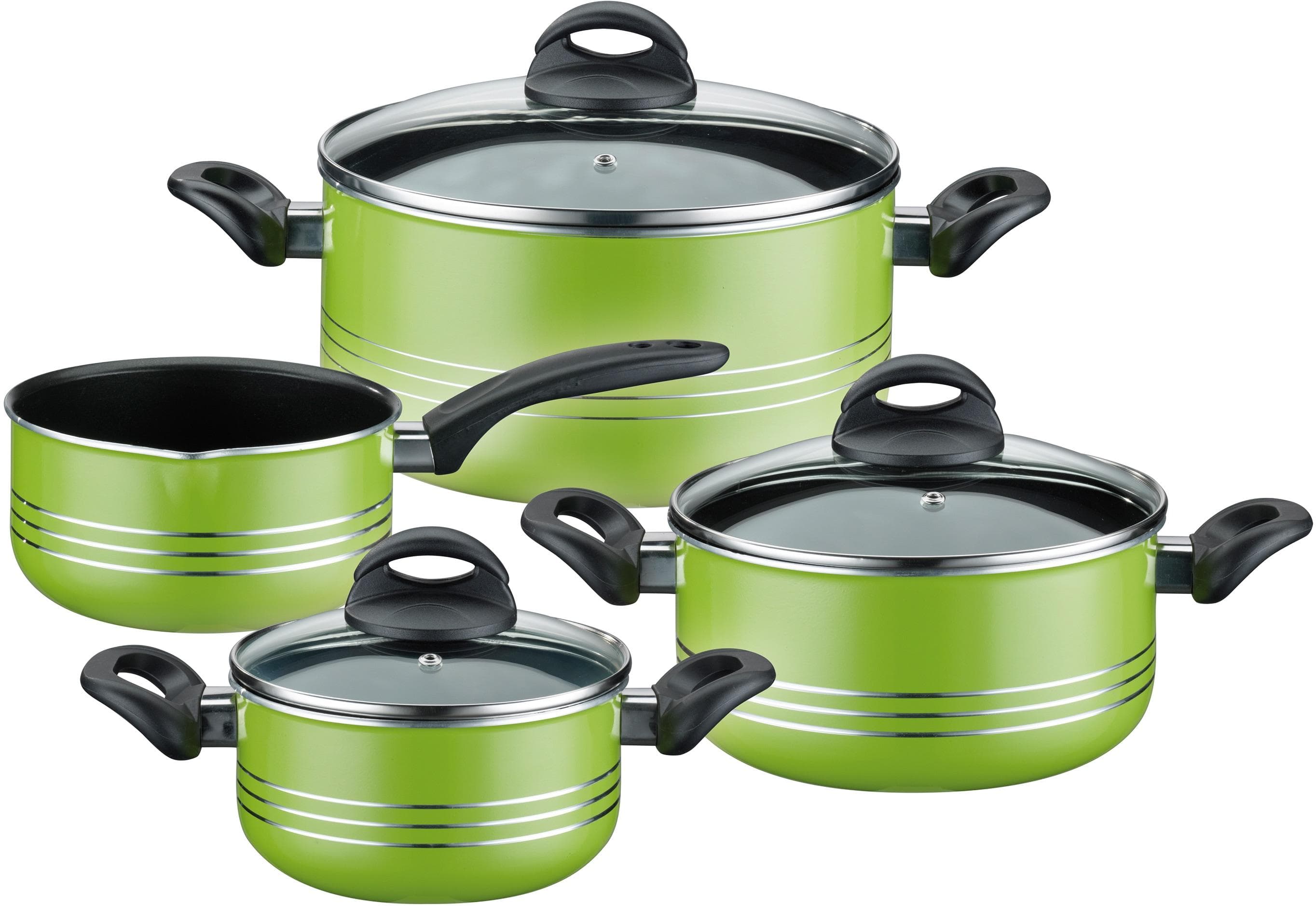 GSW Kochtopf-Set Milano Color 7-tlg. Grün