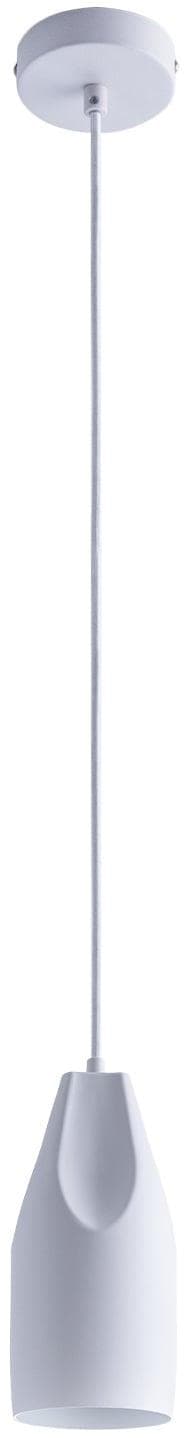 PACO HOME Pendelleuchte HURLEY I Weiß Aluminium