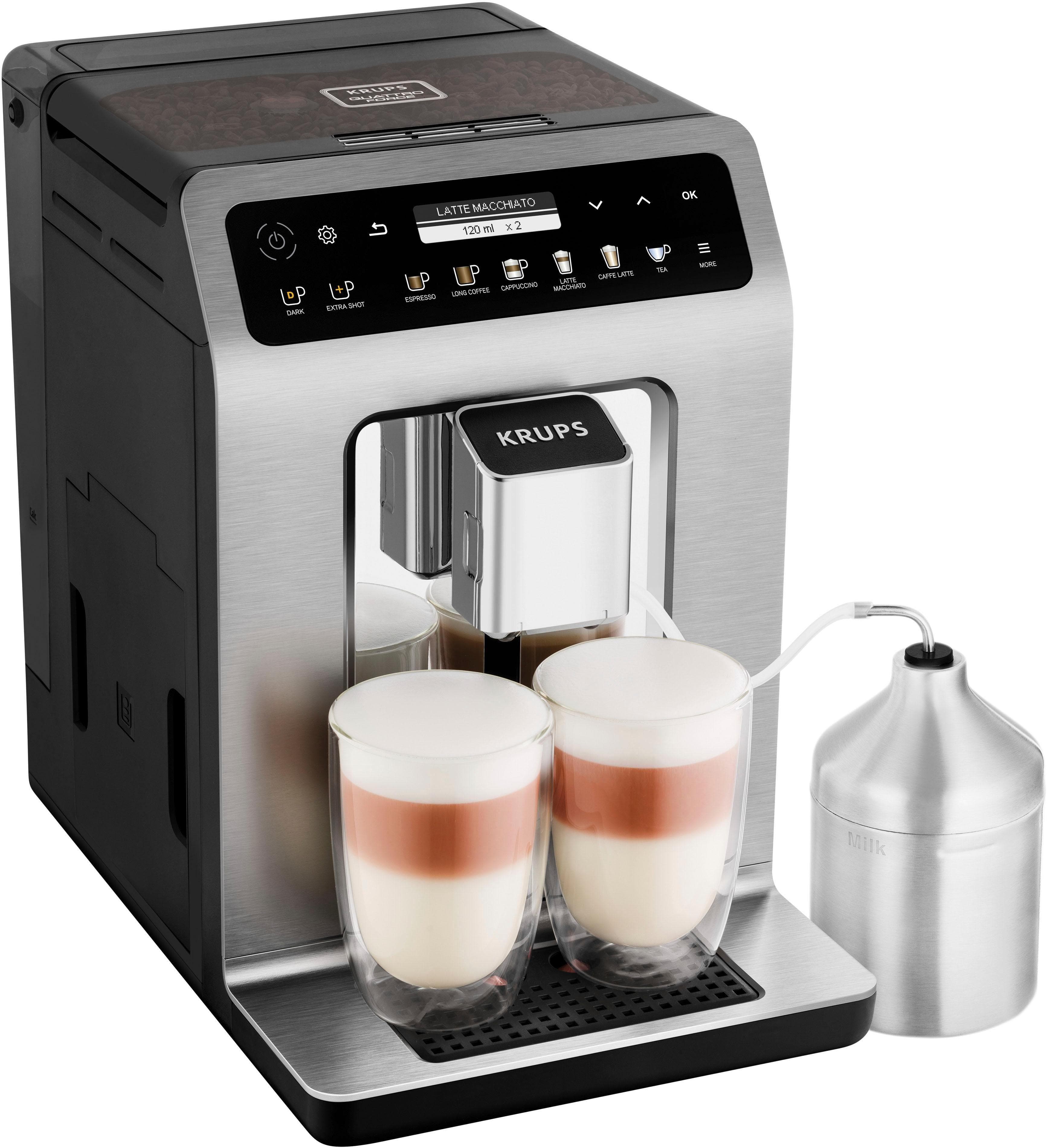 KRUPS Kaffeevollautomat EA894T Evidence Plus Grau