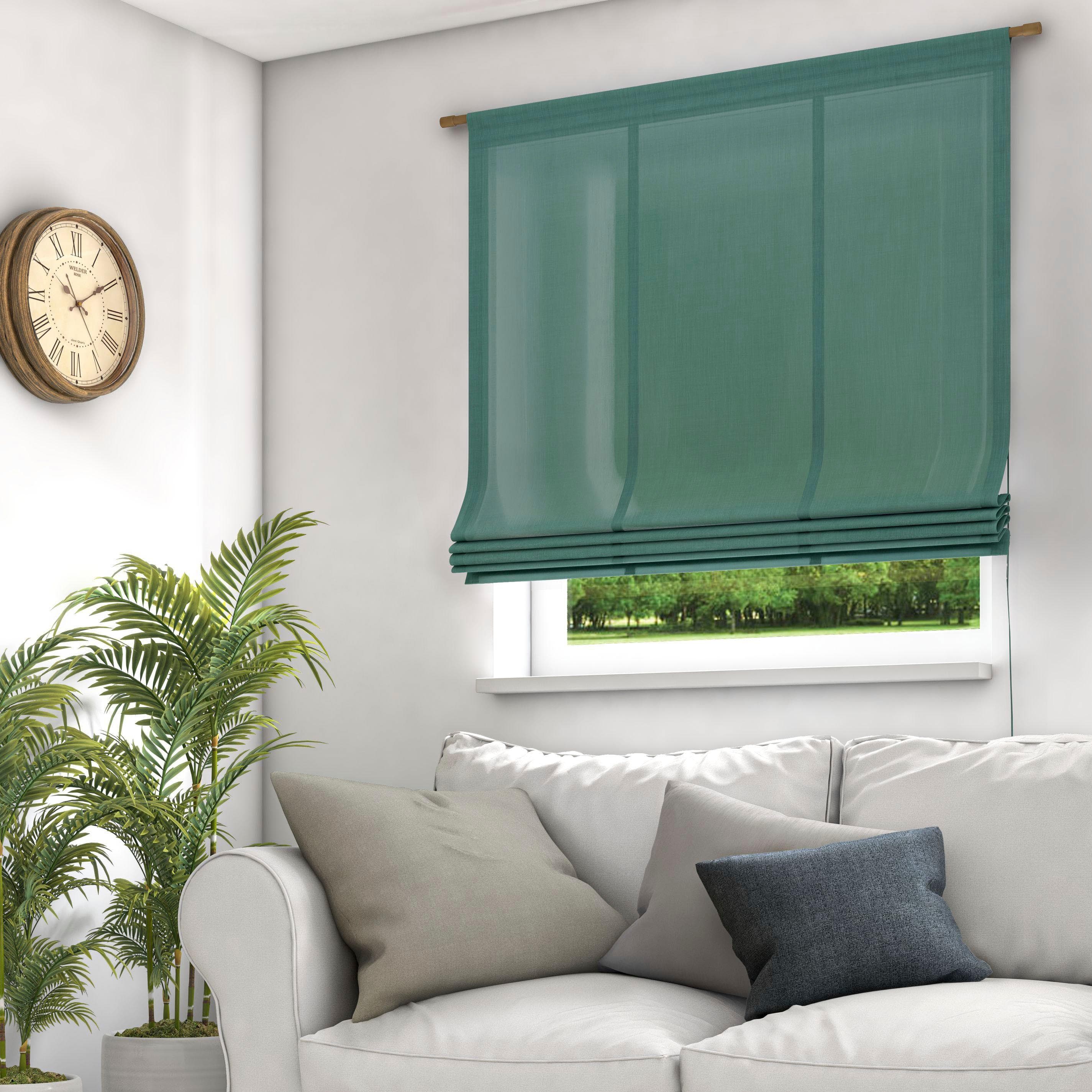 Neutex for you! Mara-ECO Raffrollo mit Stangendurchzug und Criss-Cross Struktur