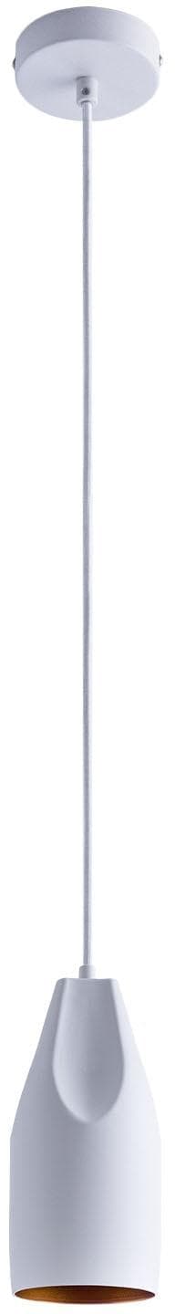 PACO HOME Pendelleuchte HURLEY I Weiß Gold E27