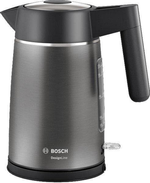 Bosch Wasserkocher DesignLine Grau 1,7l mit Tassenanzeige