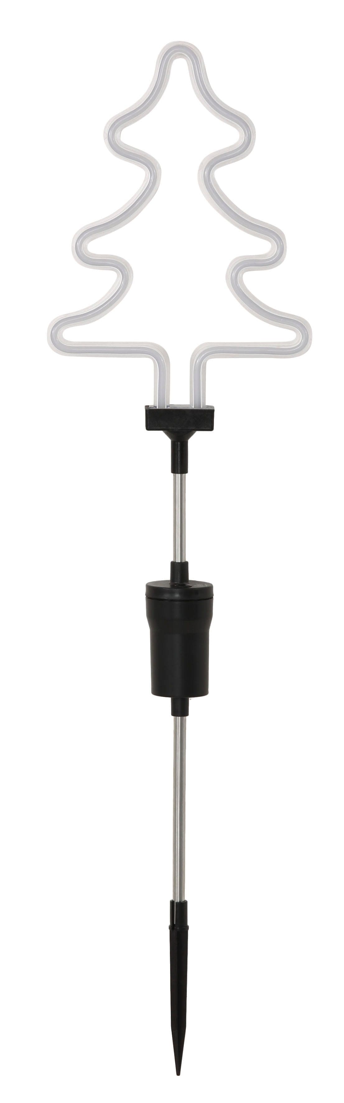 Bonetti LED Gartenleuchte Tannenbaum Grün Neon