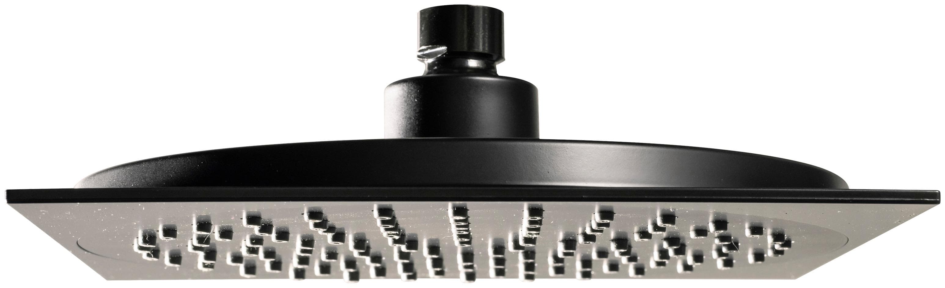 Sanotechnik Kopfbrause Regendusche Schwarz Schwenkbar