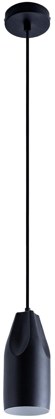 PACO HOME Pendelleuchte HURLEY I Schwarz Aluminium