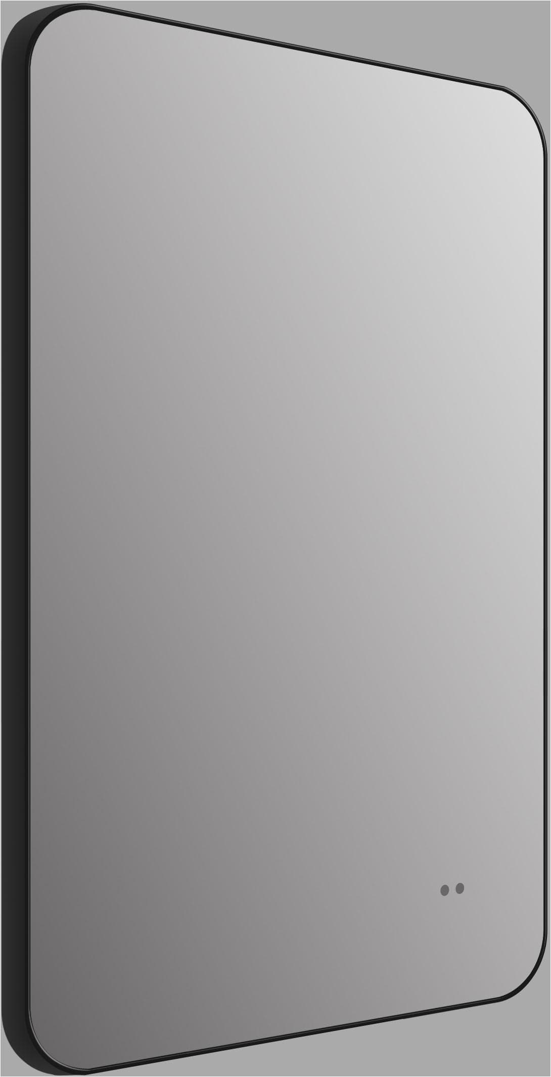 TALOS ALVITO Wandspiegel mit LED-Beleuchtung und Sensor schwarz