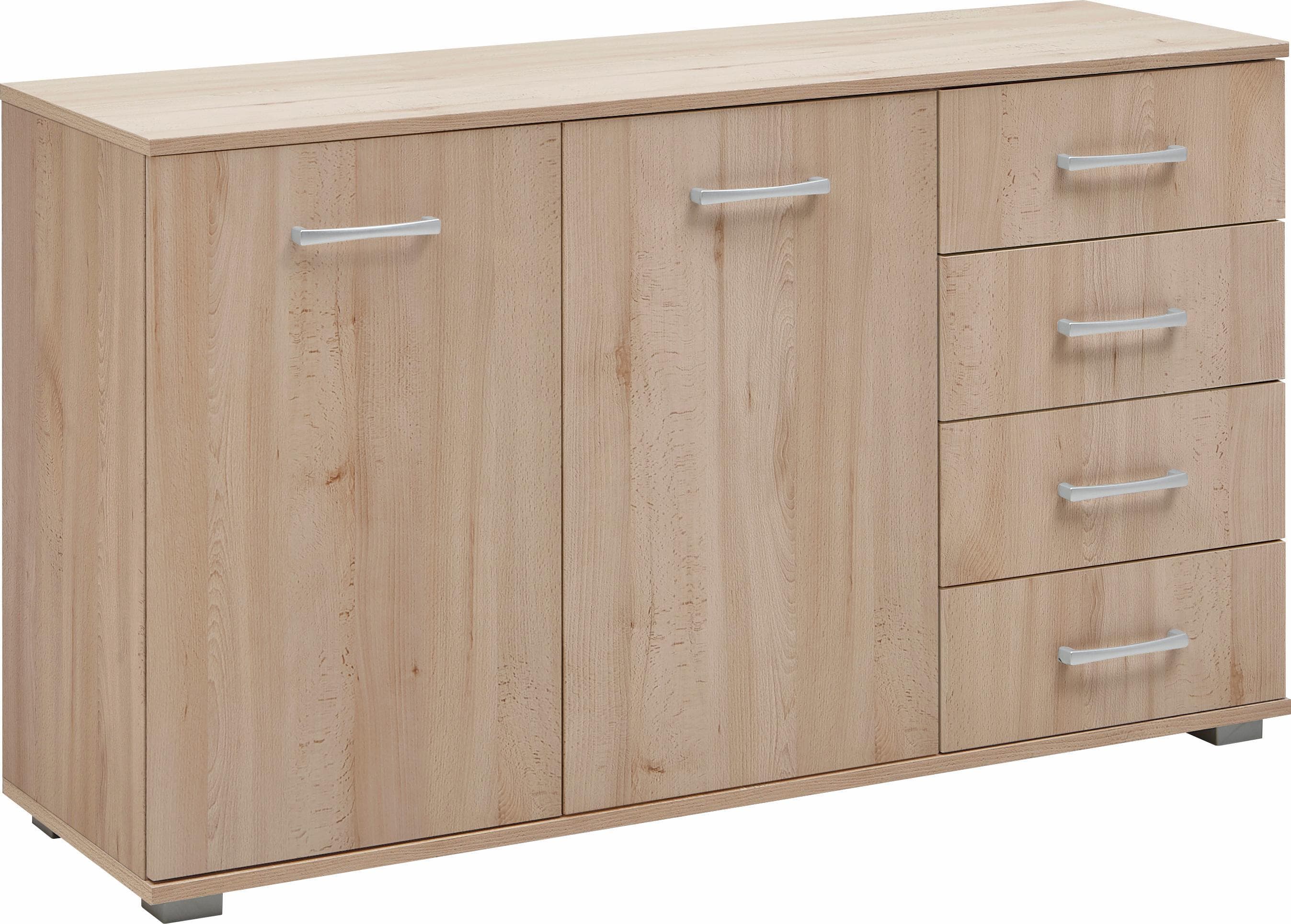 Kombikommode PRIESS Barcelona 4 Schubkästen braun