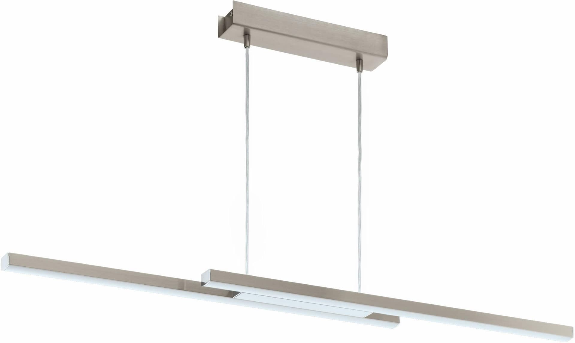 EGLO Hängeleuchte FRAIOLI-Z LED Pendelleuchte Grau Silber Smart Home