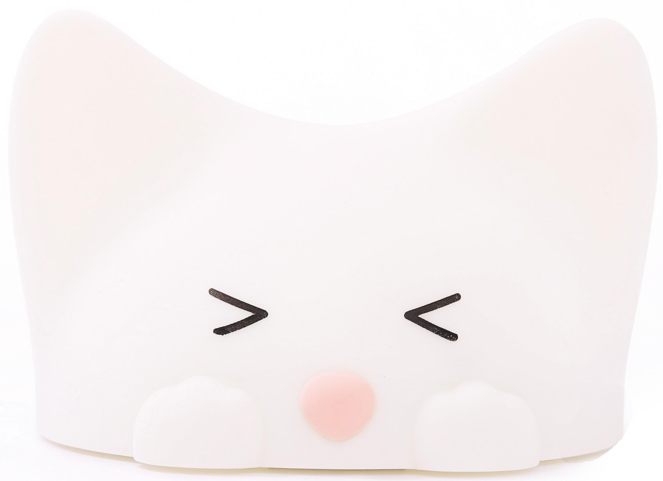 Niermann Standby Akku-LED-Nachtlicht Catty Cat 7 Farben + Sound