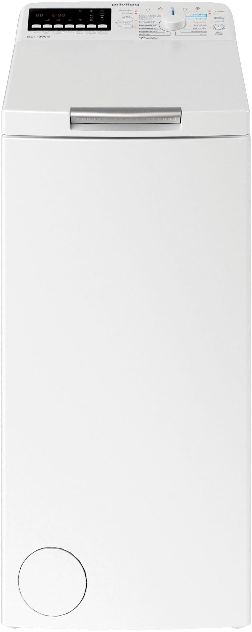 PRIVILEG Waschmaschine Toplader PWT A616P N Energieeffizienz A