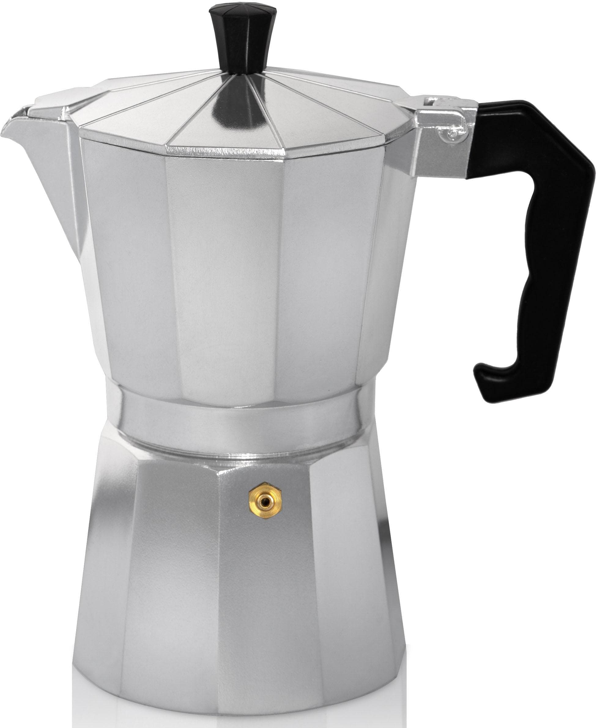 Espressokocher KRÜGER Italiano Silber 0,35 l 6 Tassen Aluminium