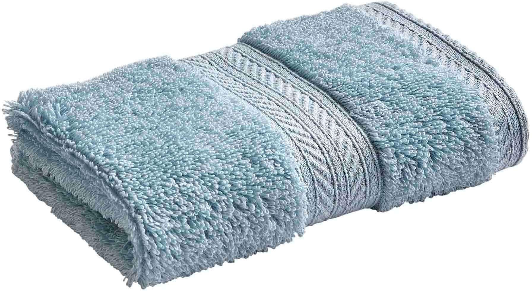 CHRISTY Waschlappen Renaissance blau 33x33 cm Walkfrottier 6er Set