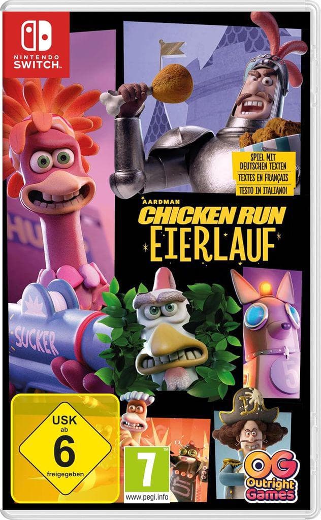 OUTRIGHT GAMES Spielesoftware Chicken Run: Eierlauf Nintendo Switch