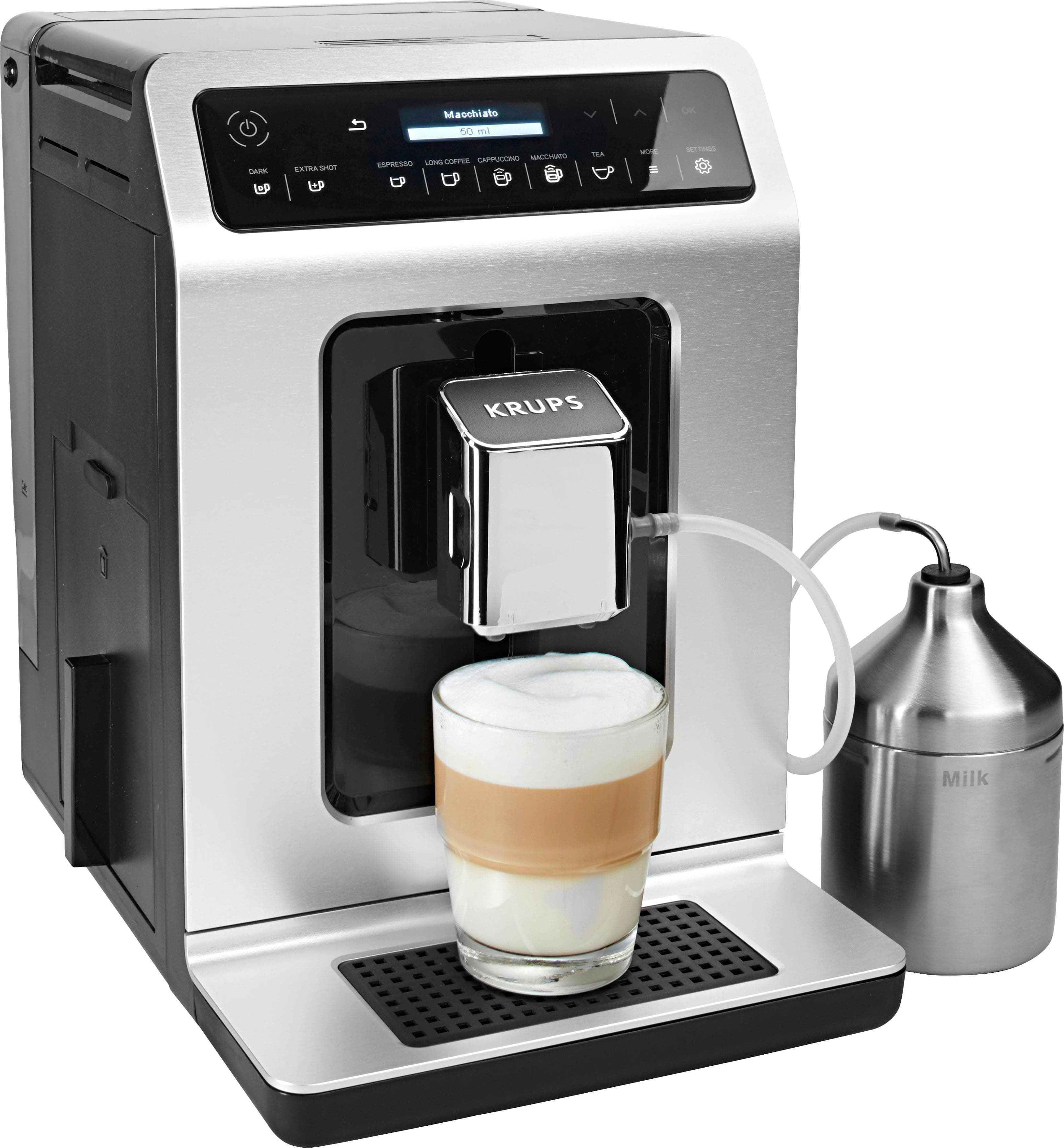 KRUPS Kaffeevollautomat EA891D Evidence grau