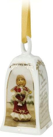 GOEBEL Weihnachtsfigur Jahresglocke 2023 Bunt Porzellan