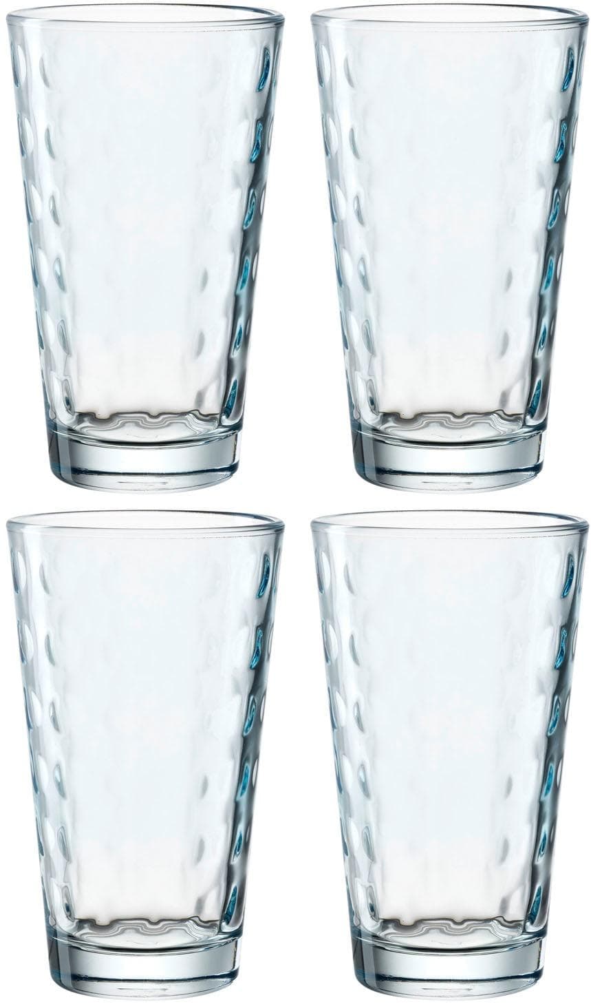 Gläser-Set LEONARDO OPTIC blau 4-teilig Glas