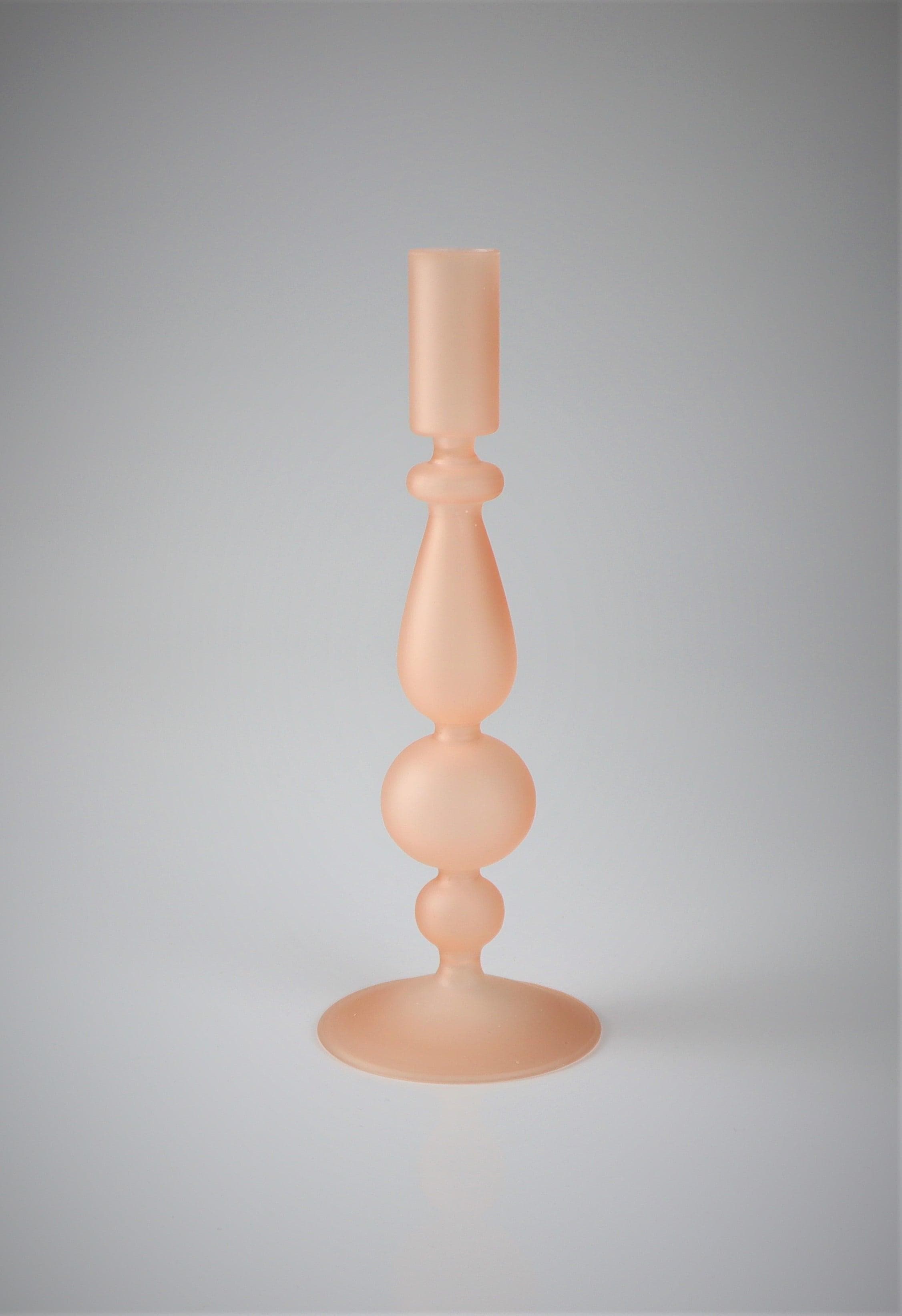 AM Design Kerzenleuchter Glas Rose 2er Set