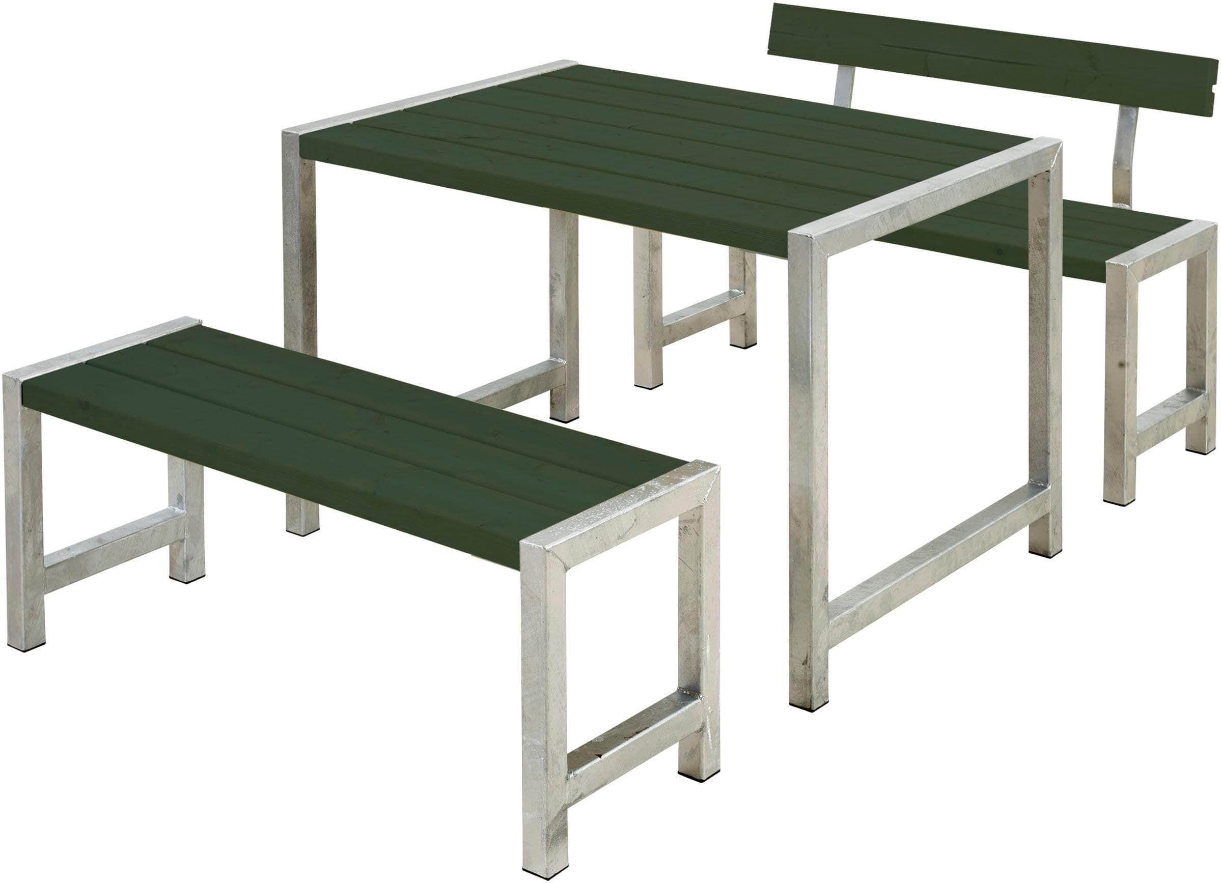 Garten-Essgruppe PLUS Cafegarnituren Grün 185x75x127cm