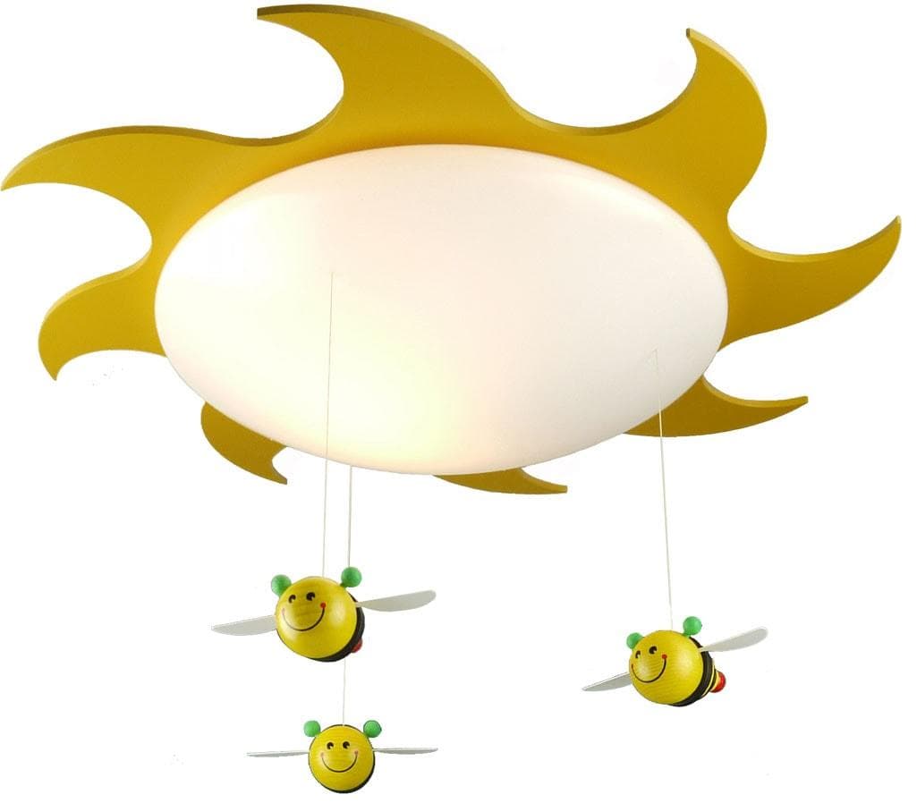 Deckenleuchte Sum Sum Kinderzimmer Bienchen Holz