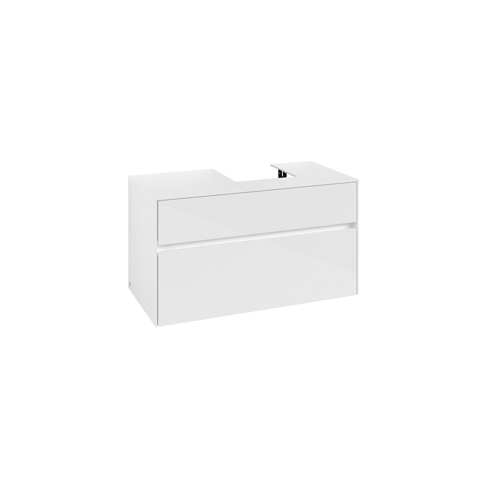 Villeroy & Boch Waschtischunterschrank Collaro C096B0 Glossy White