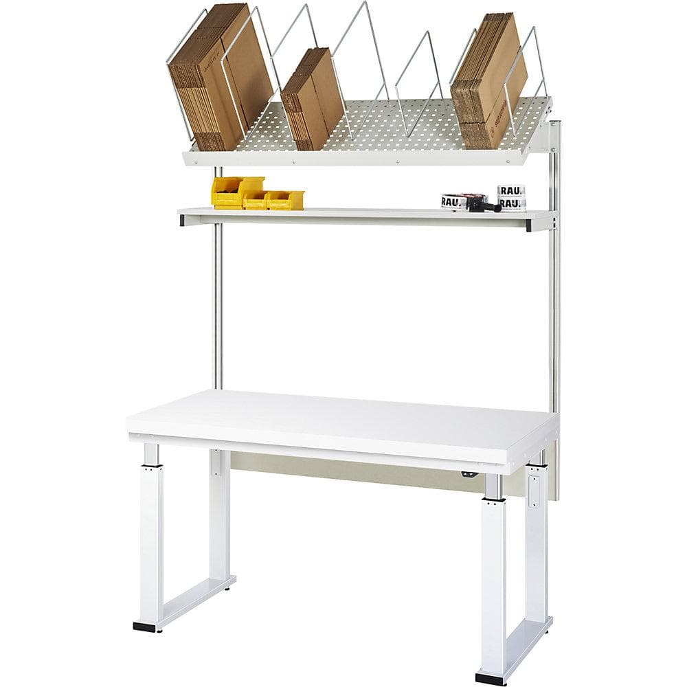 RAU Packtisch 600 elektrisch höhenverstellbar mit Hartlaminatplatte