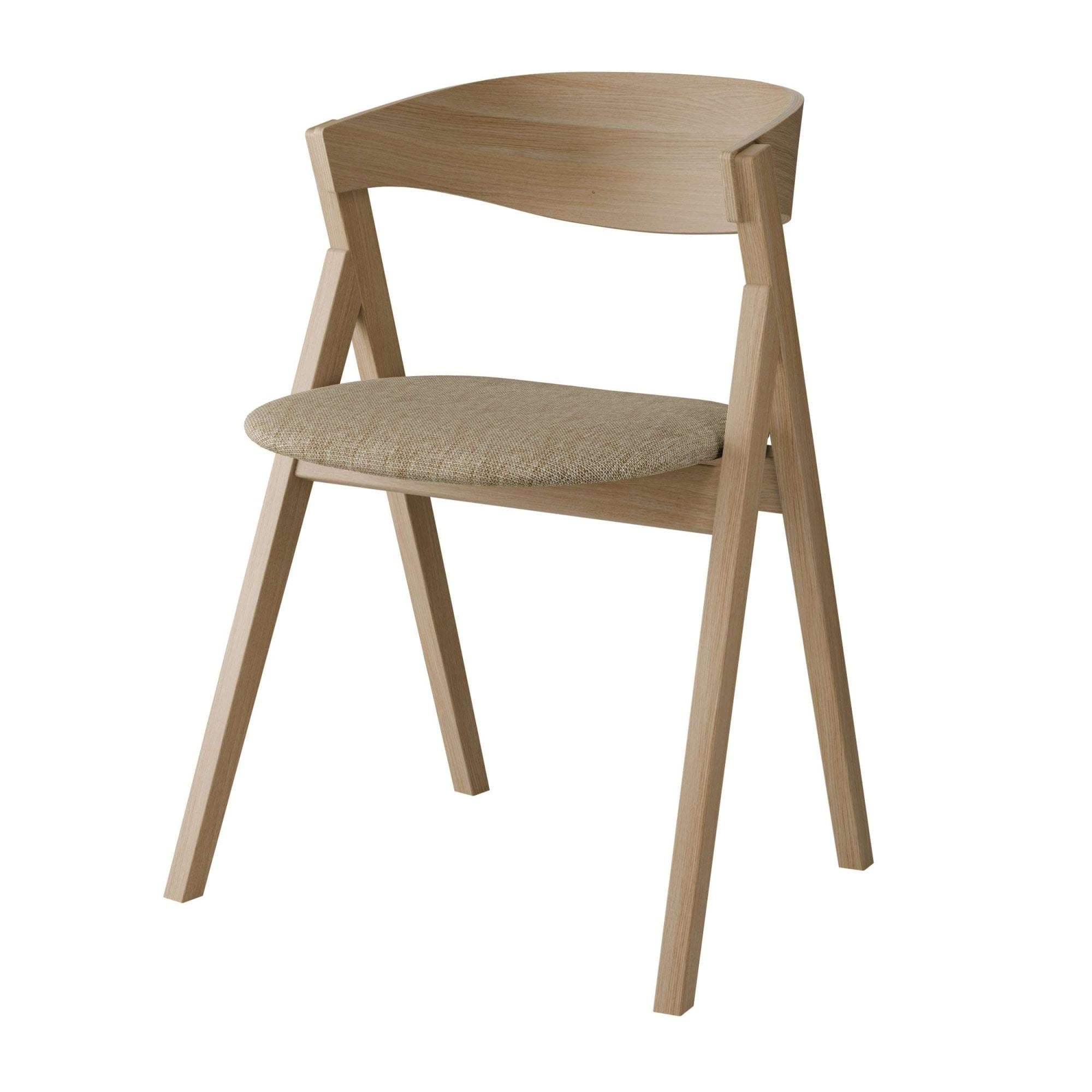 HAMMEL FURNITURE City Stuhl Eiche Massivholz Beige Weiß Geölt
