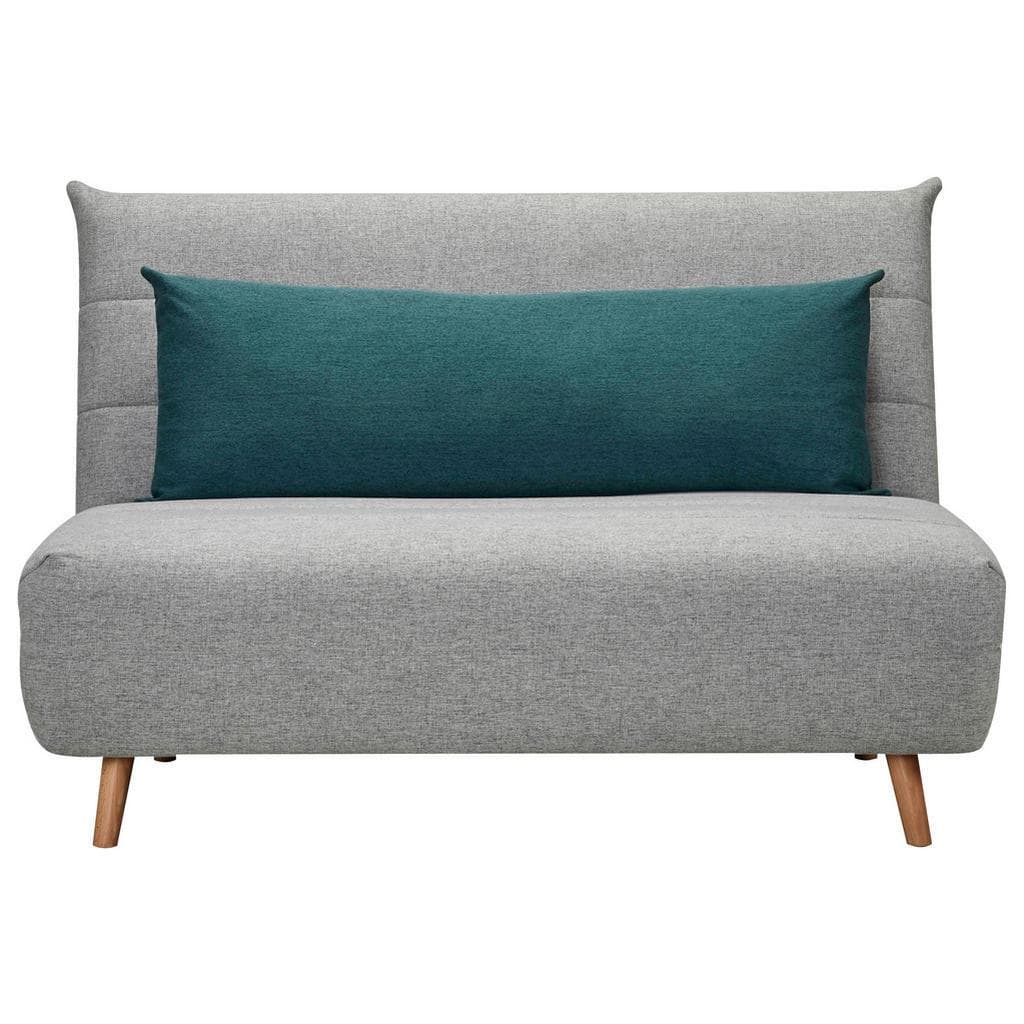 Livetastic Schlafsofa Grau 2-Sitzer Liegefunktion