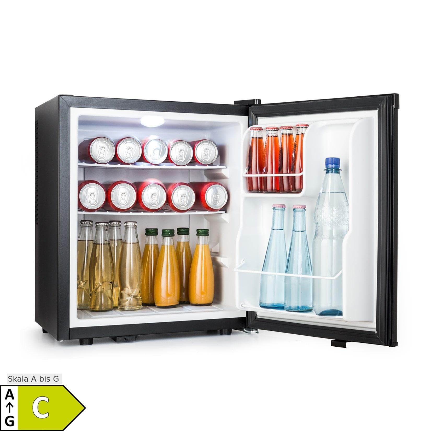 Klarstein Happy Hour 38 Mini-Kühlschrank Schwarz 38 L