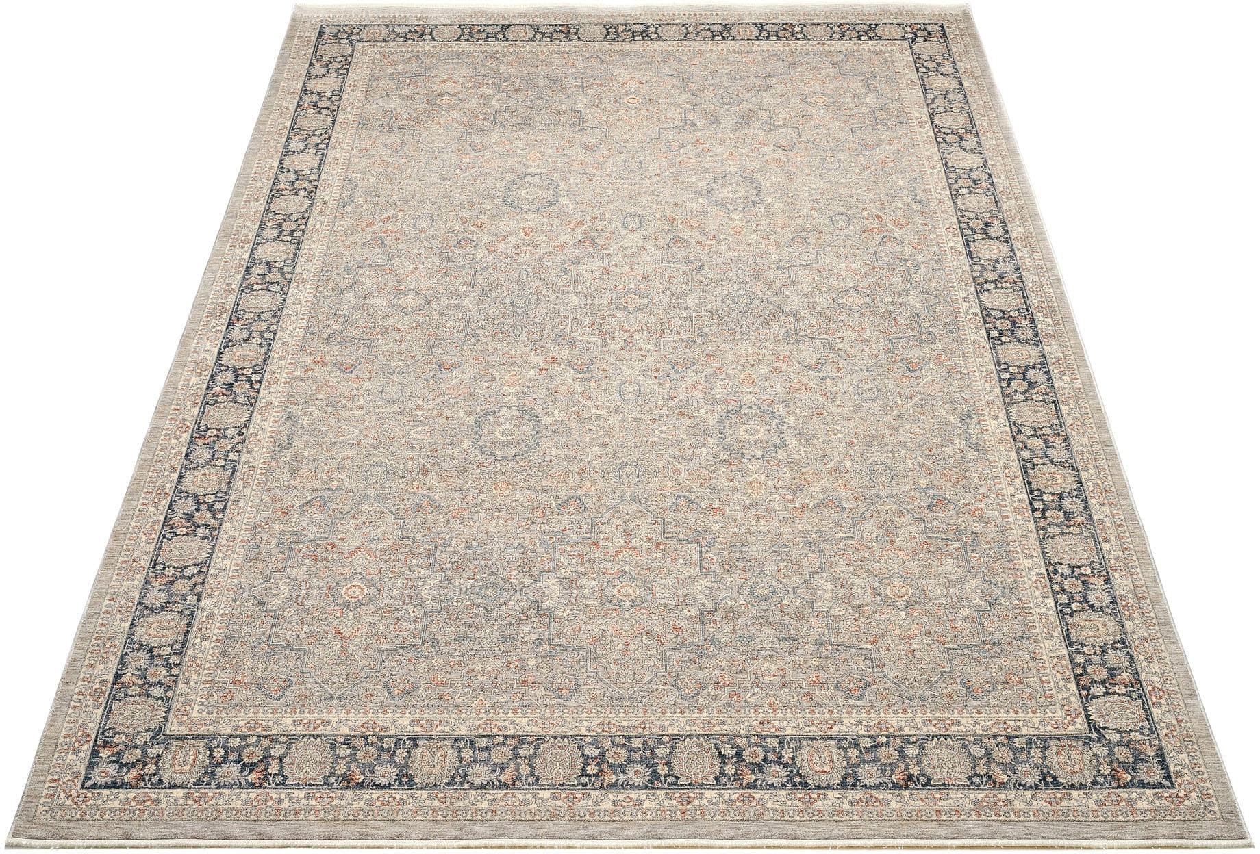 OCI Teppich GRAND FASHION 05 Grau/Blau Vintage Optik