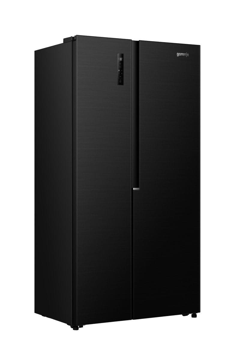 GORENJE Side-by-Side Kühlschrank 544L Schwarz Inox