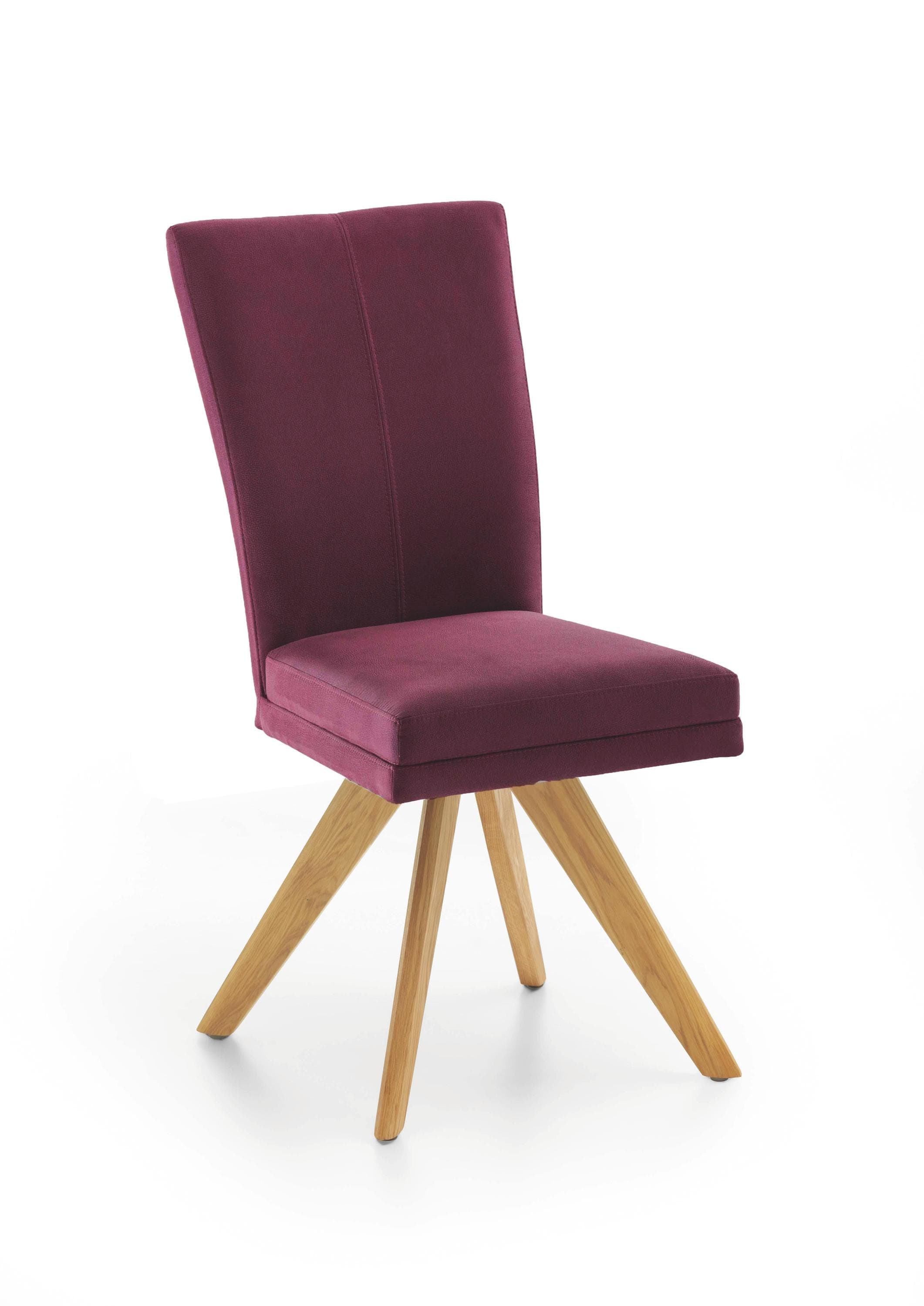 Polsterstuhl COLORADO von NIEHOFF SITZMÖBEL - Microfaser Eiche bianco