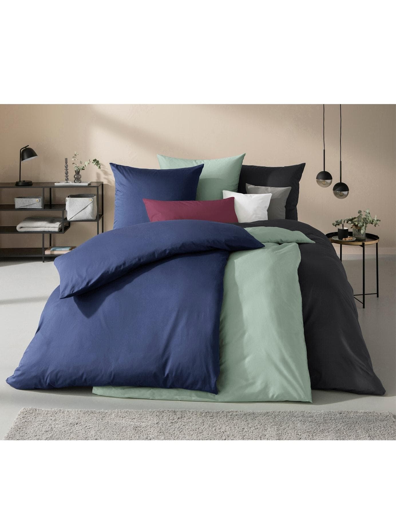 Kaeppel Jade Bettwäsche & Kissenbezüge - Feinbiber Baumwolle