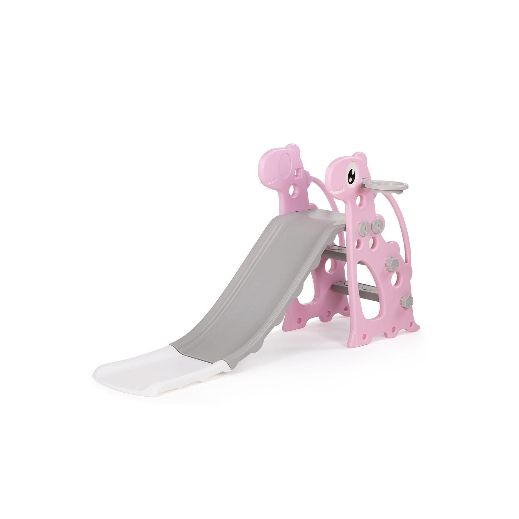 Chipolino Kinderrutsche Dino 116 cm rosa mit Ball