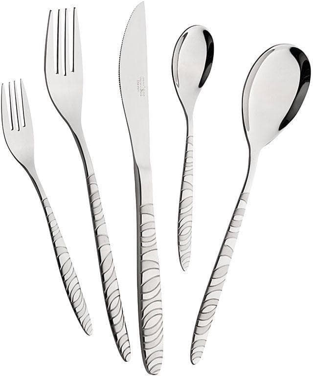 Besteck-Set MULEX Long Beach 60-tlg. Silber Edelstahl 18/0