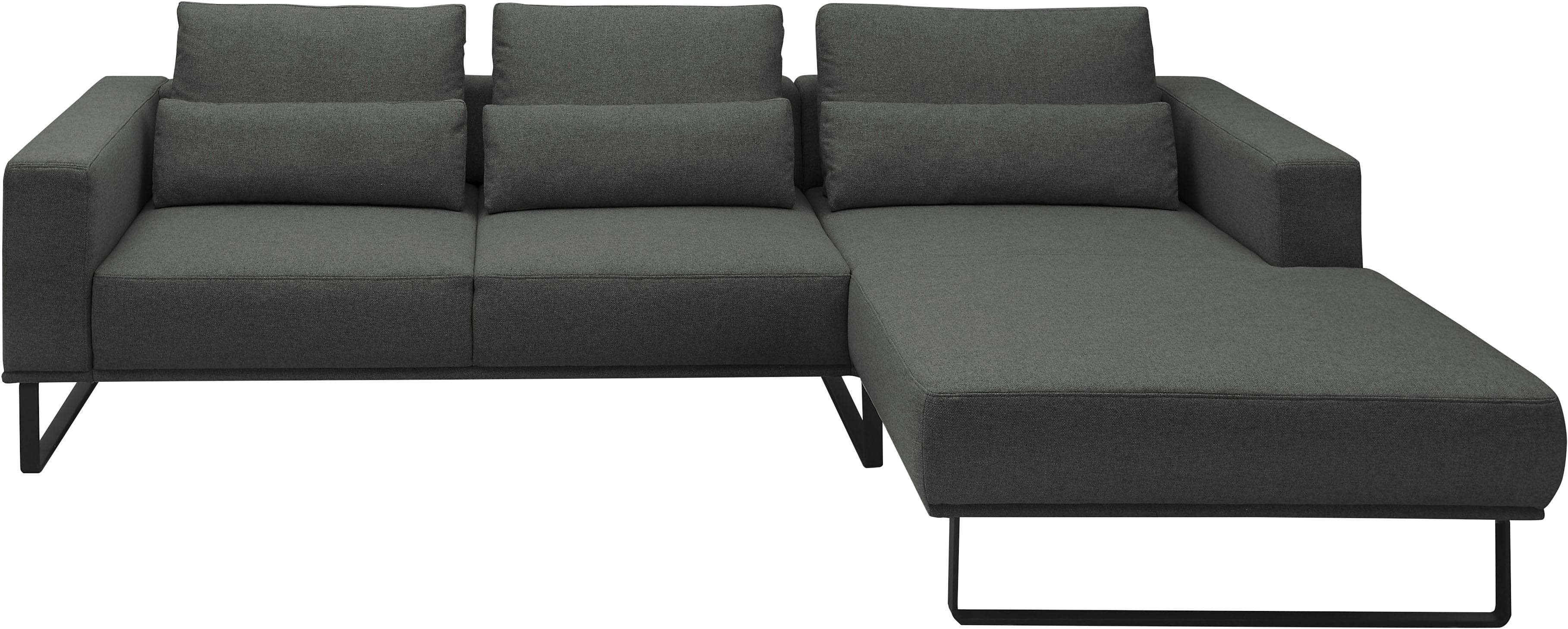 Ecksofa MUSTERRING 'JustB PM100' - Modernes Design Anthrazit