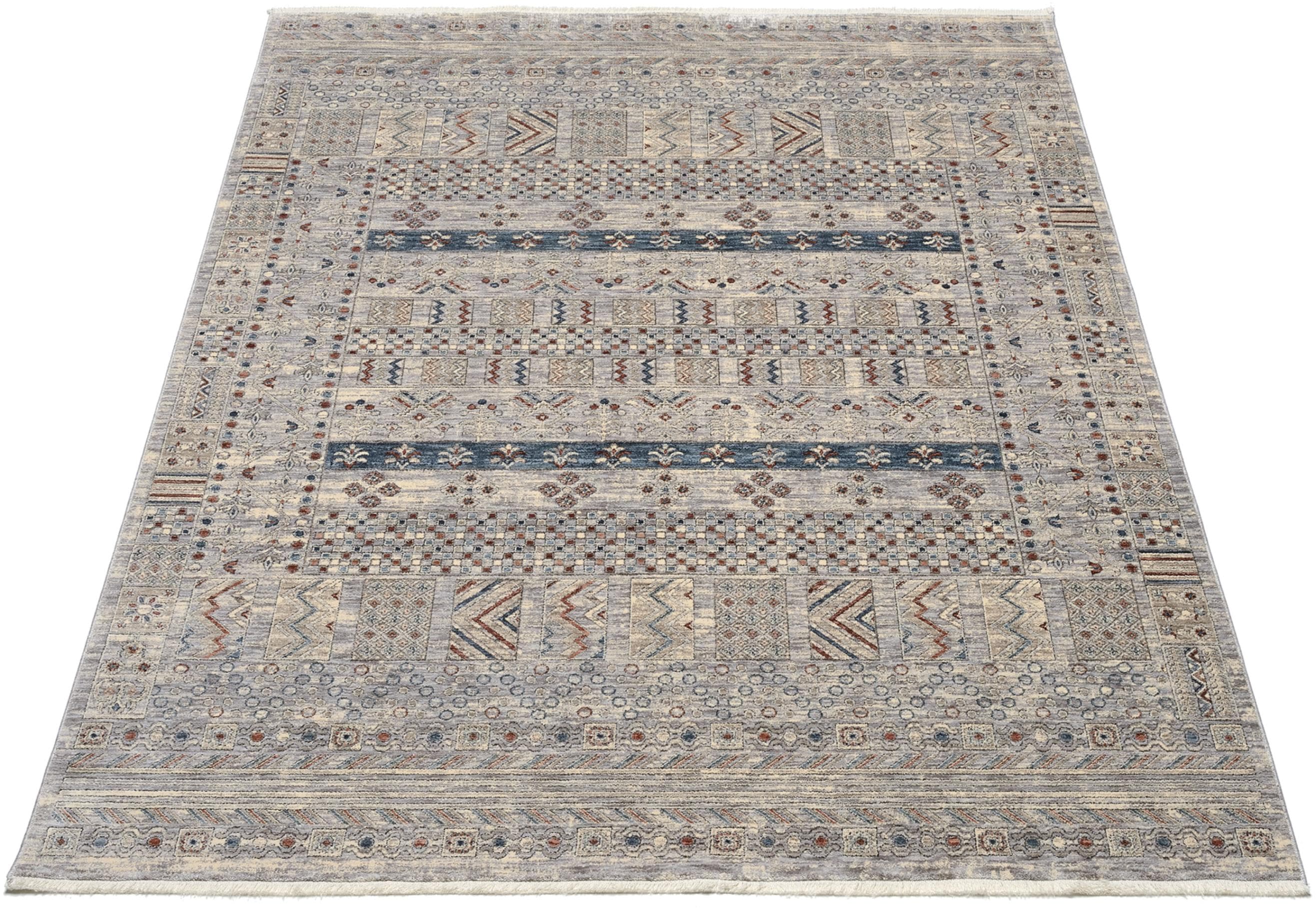 OCI Teppich GRAND FASHION 12 Grau Vintage Optik Polyester