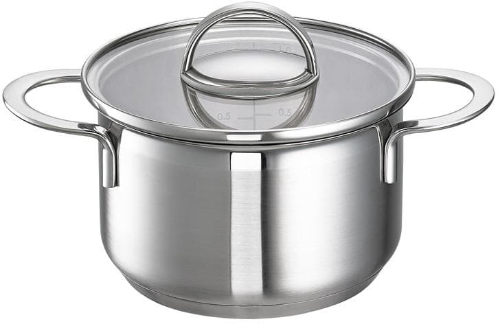 Schulte-Ufer Fleischtopf "Little Lilly" Silber Induktion 14 cm