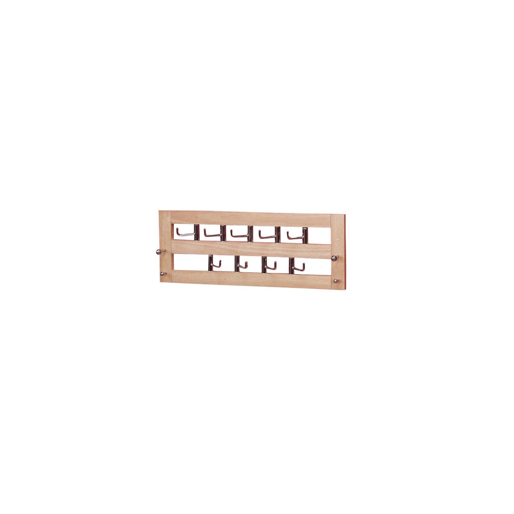 Wandgarderobe Ellen 9 Haken Metall- oder Holzrahmen