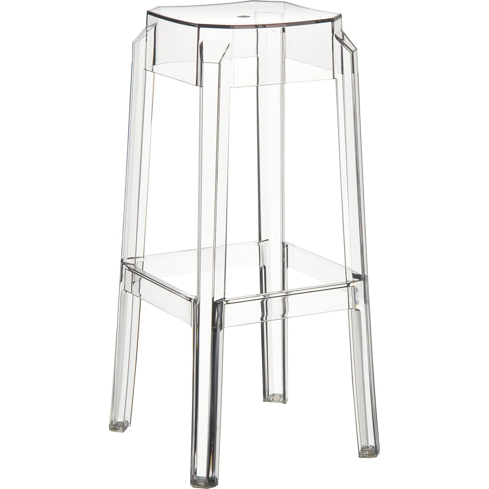 TPFLiving Barhocker Faxi Transparent Modernes Design